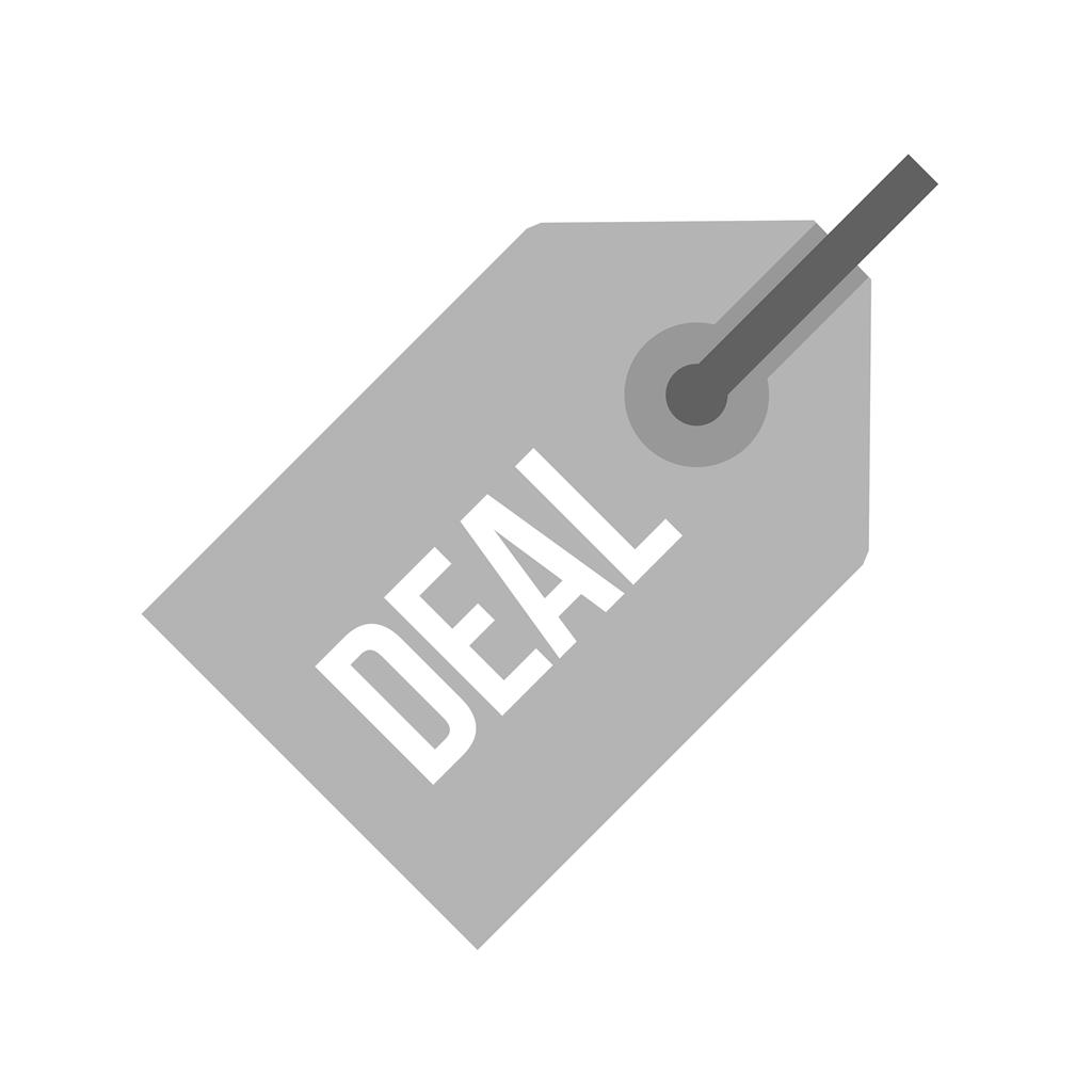 Deals Greyscale Icon - IconBunny
