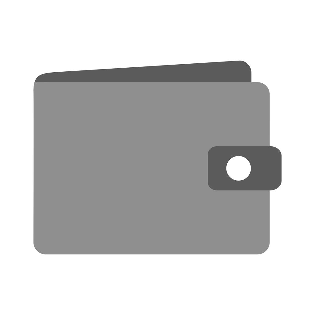 Wallet Greyscale Icon - IconBunny