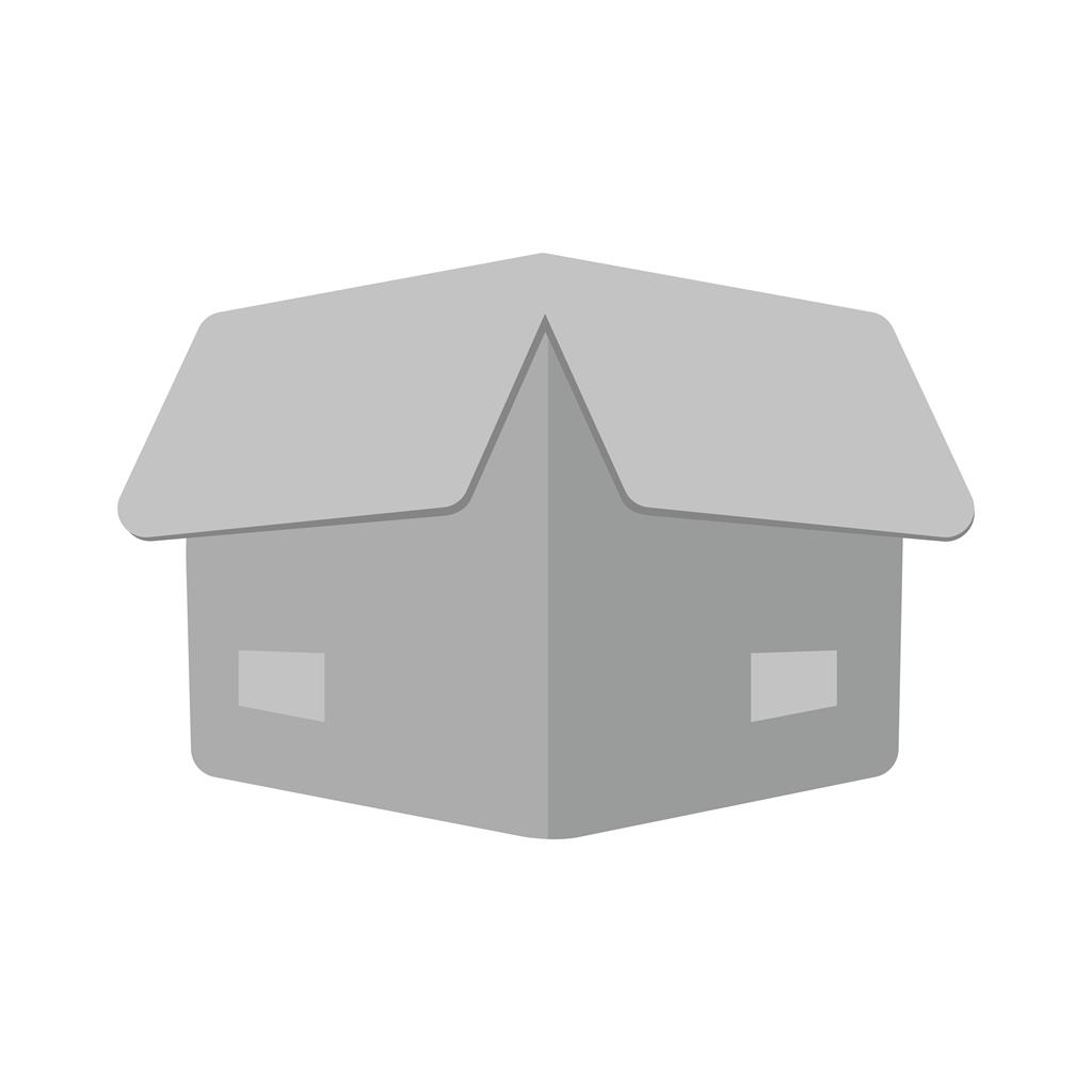 Box Greyscale Icon - IconBunny