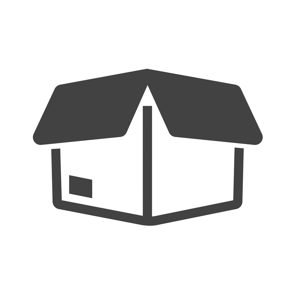 Box Glyph Icon - IconBunny