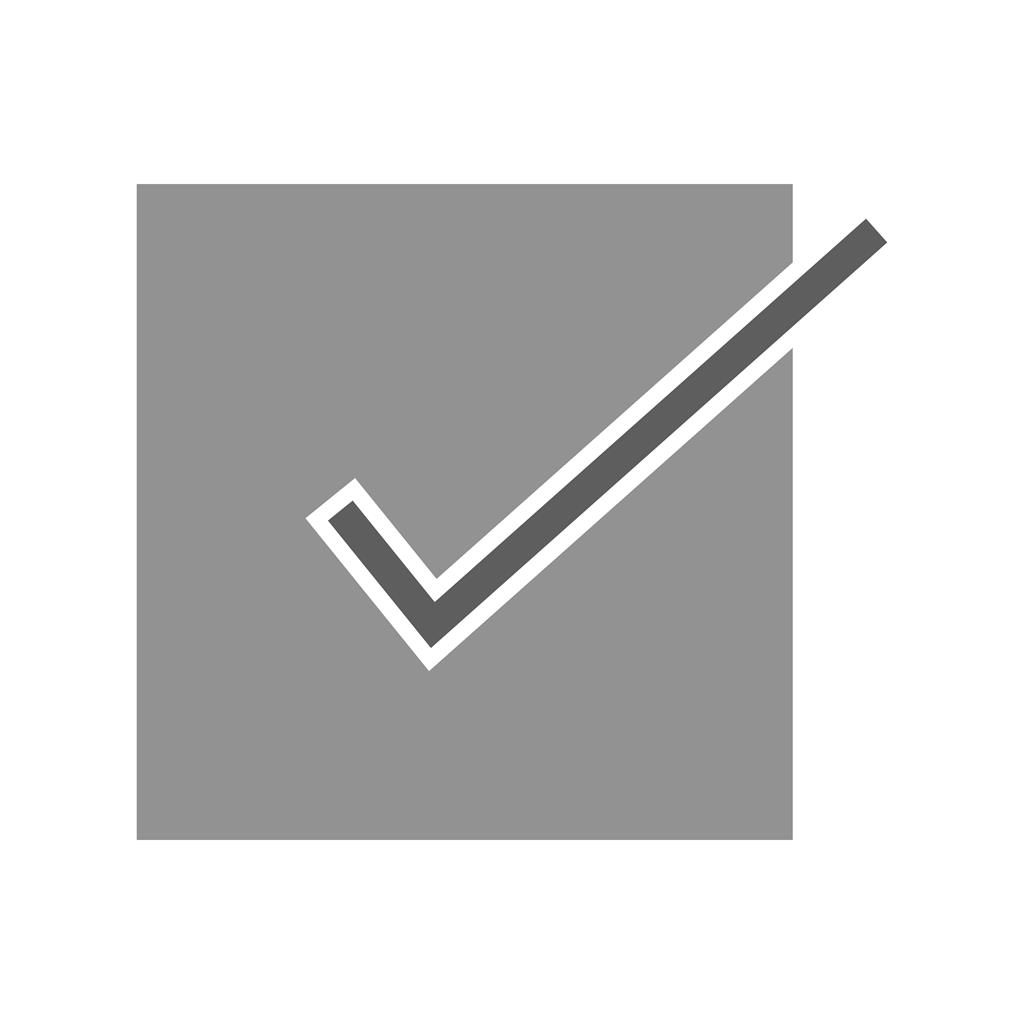 Confirm Order Greyscale Icon - IconBunny