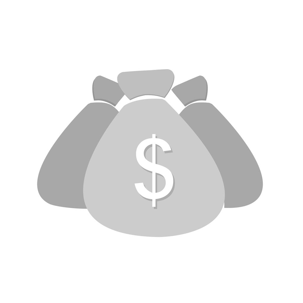 Currency Greyscale Icon - IconBunny