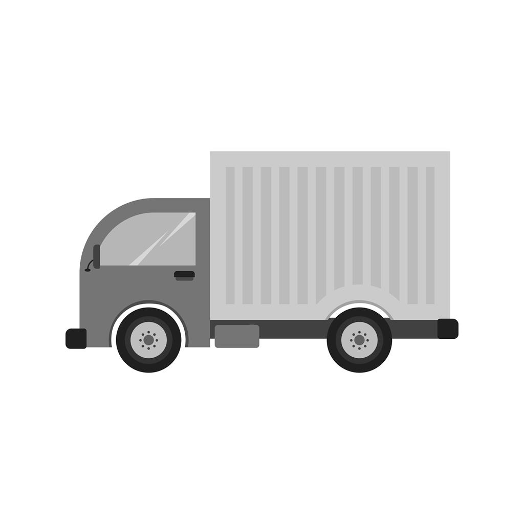 Delivery Greyscale Icon - IconBunny