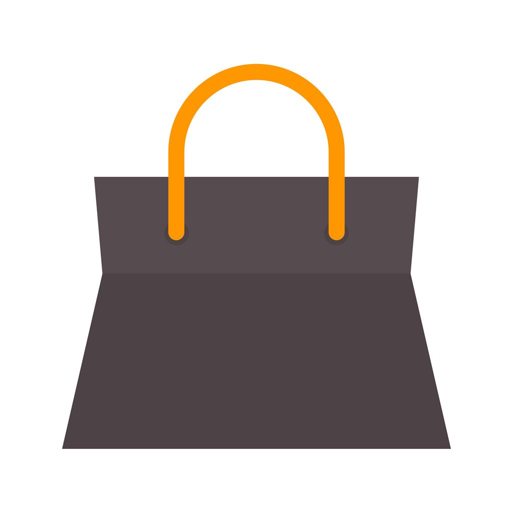 Shopping Bag Flat Multicolor Icon - IconBunny