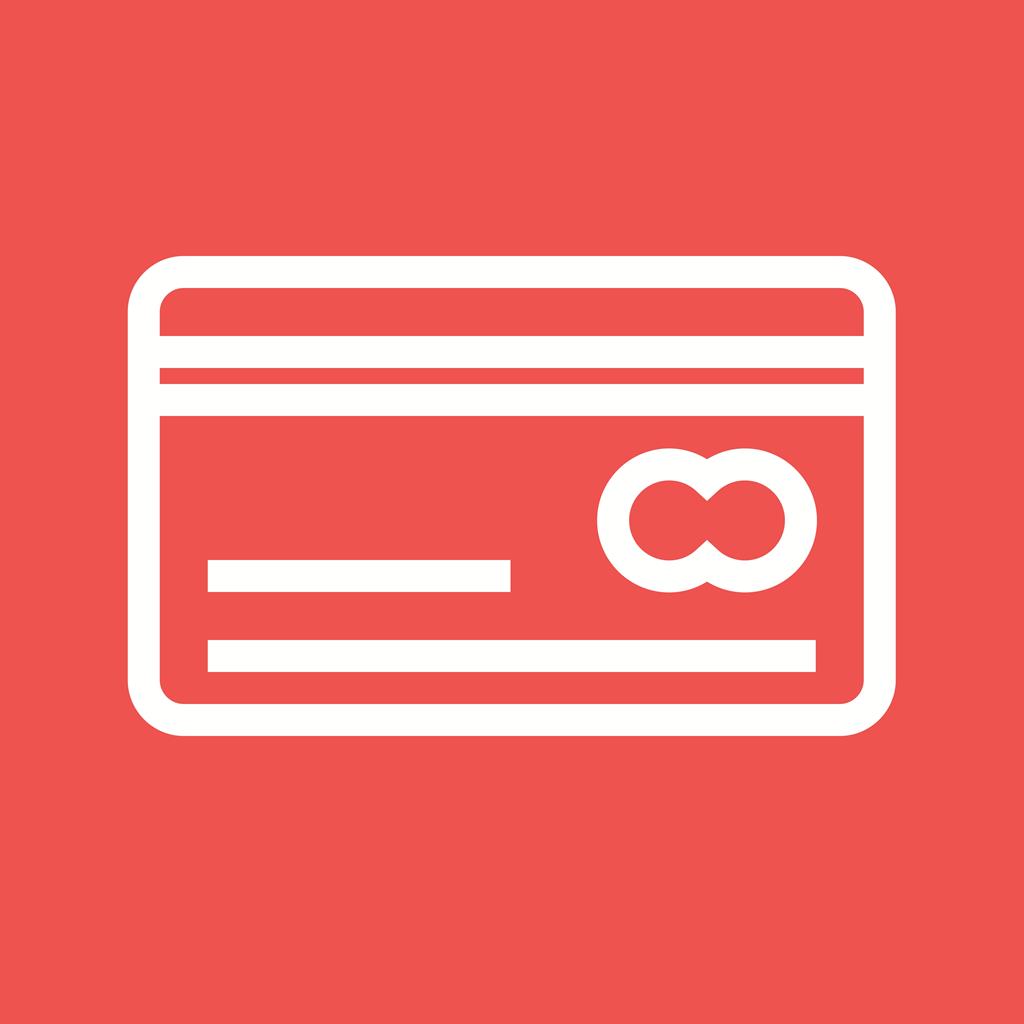 Credit Card Line Multicolor B/G Icon - IconBunny