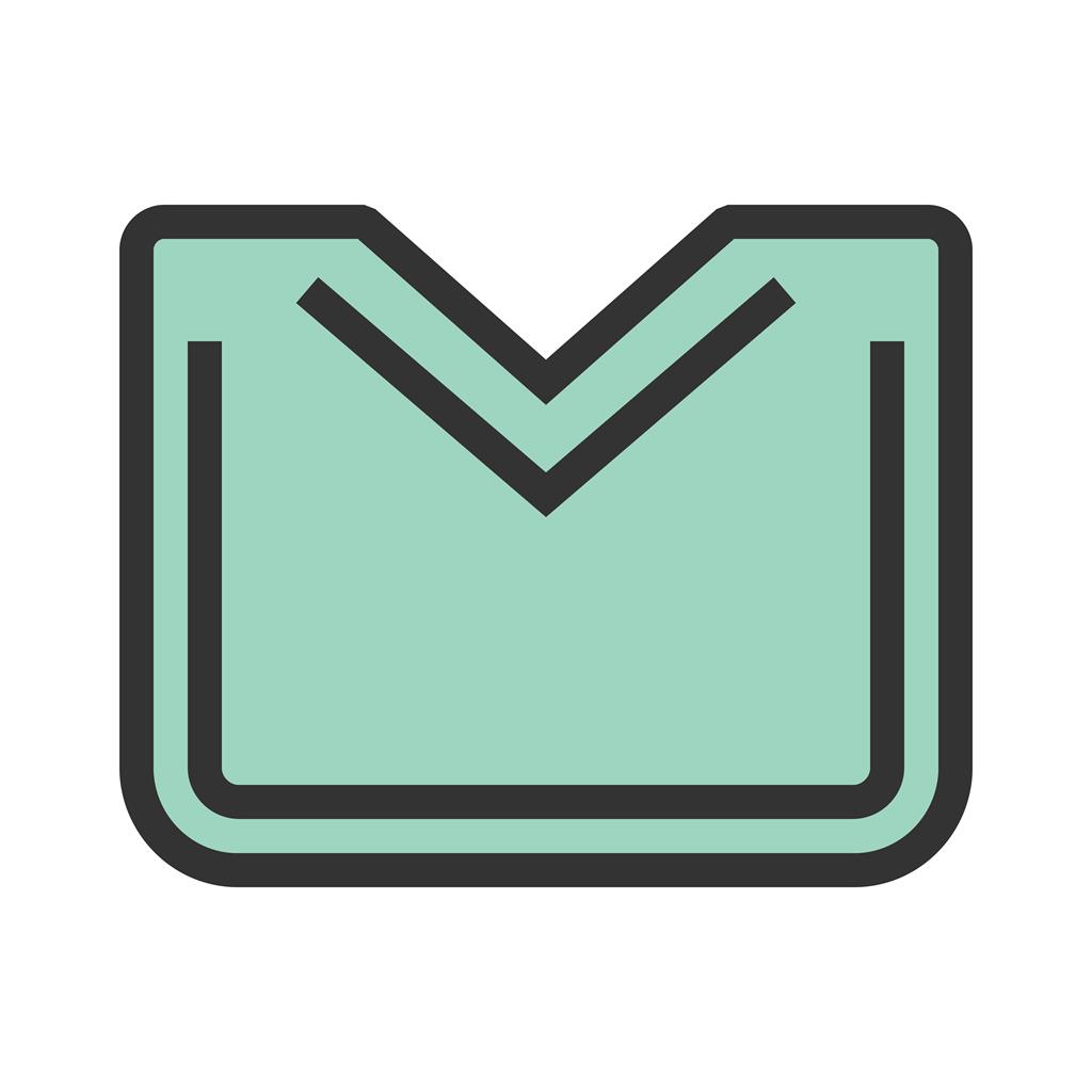 Closed Envelope Line Filled Icon - IconBunny