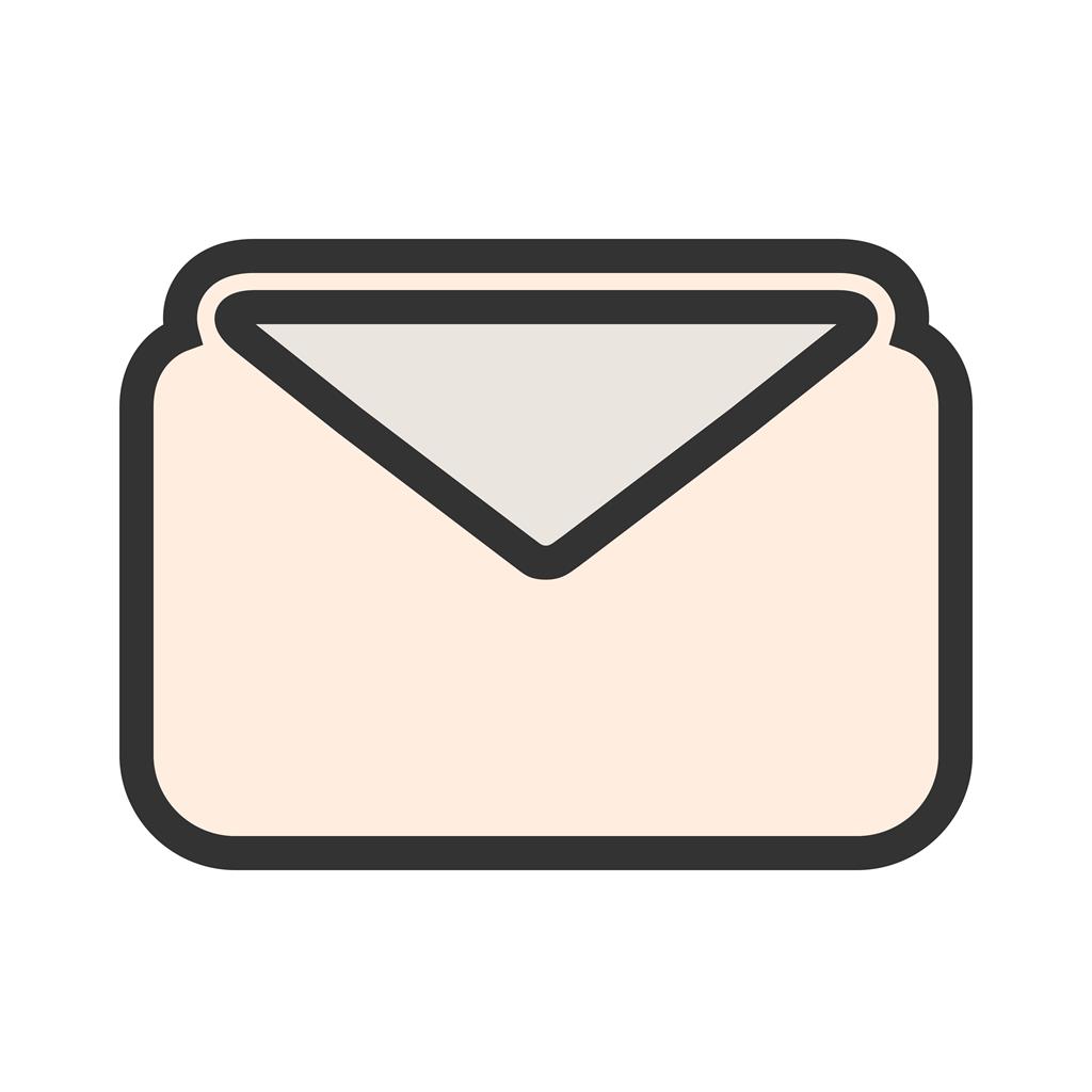 Envelope Line Filled Icon - IconBunny