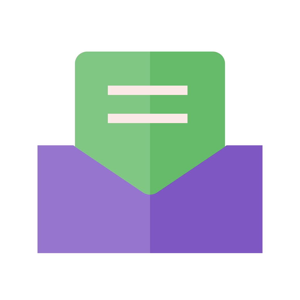 Envelope II Flat Multicolor Icon - IconBunny