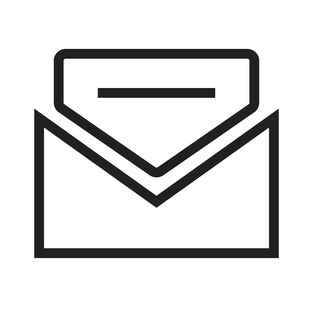 Mail III Line Icon - IconBunny