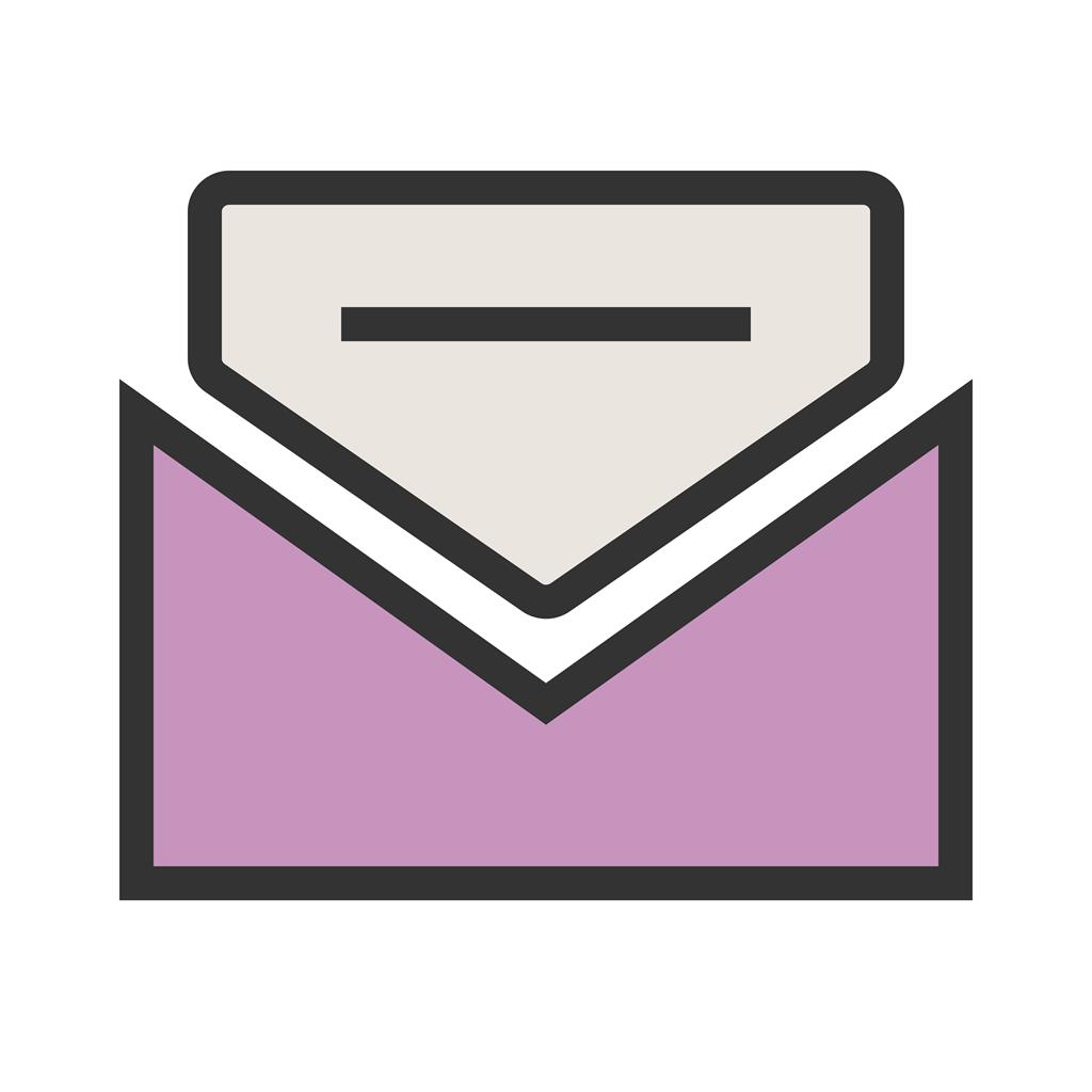 Mail III Line Filled Icon - IconBunny
