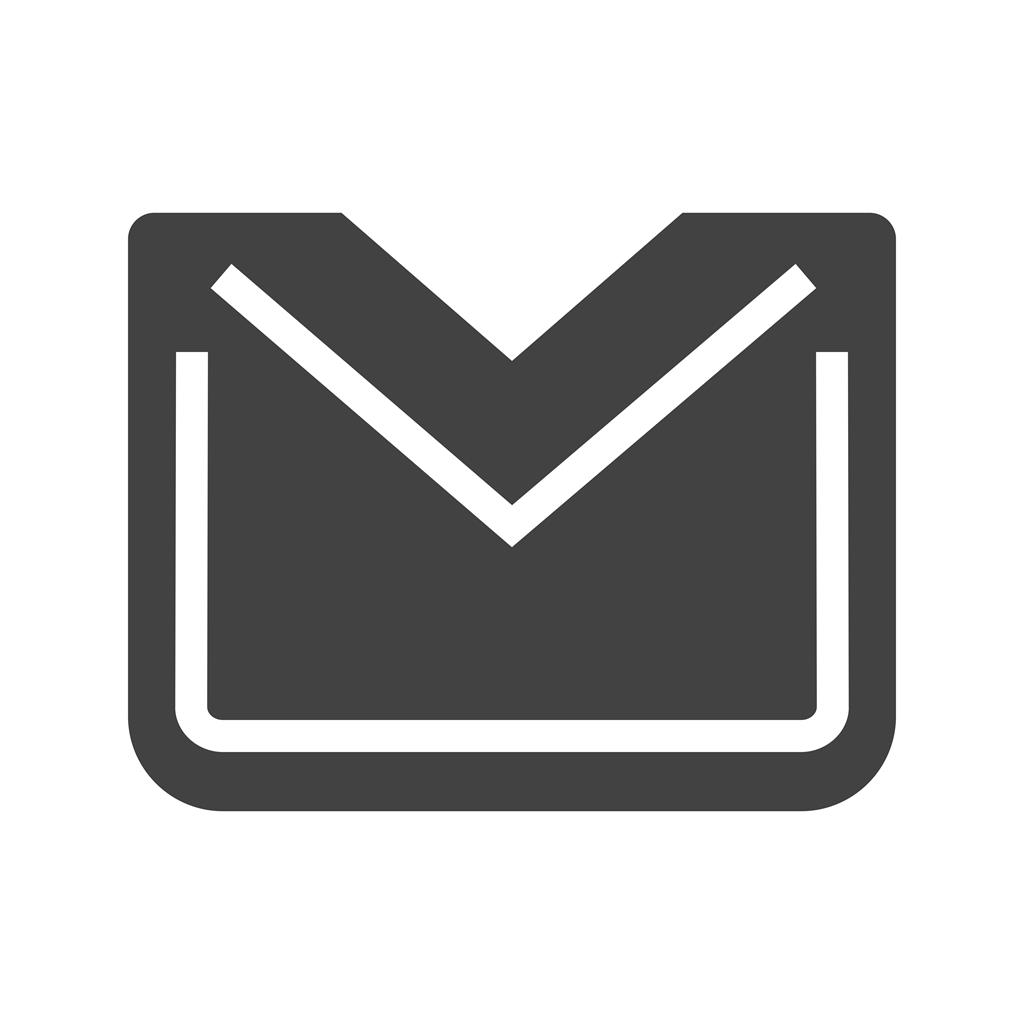 Mail IV Glyph Icon - IconBunny