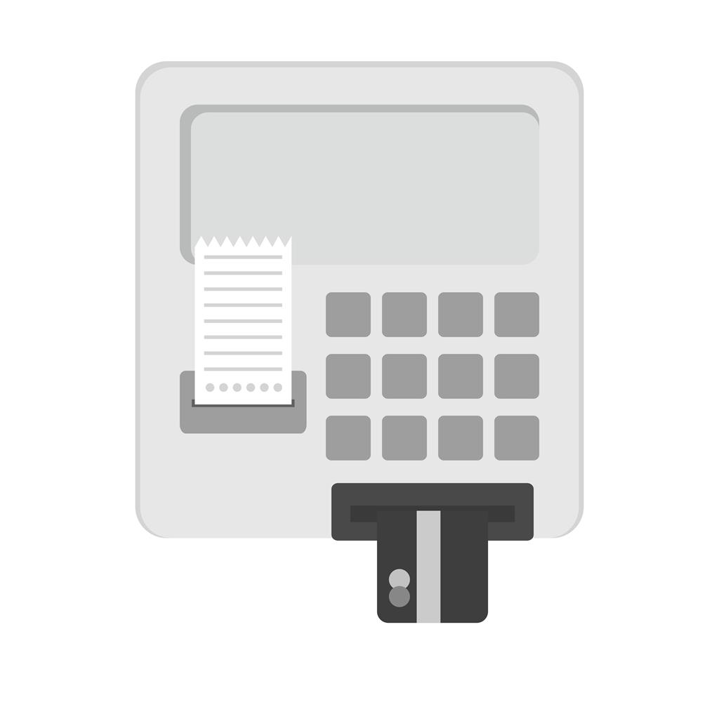 ATM Greyscale Icon - IconBunny