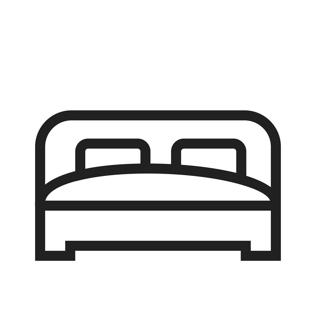 Bed Line Icon - IconBunny
