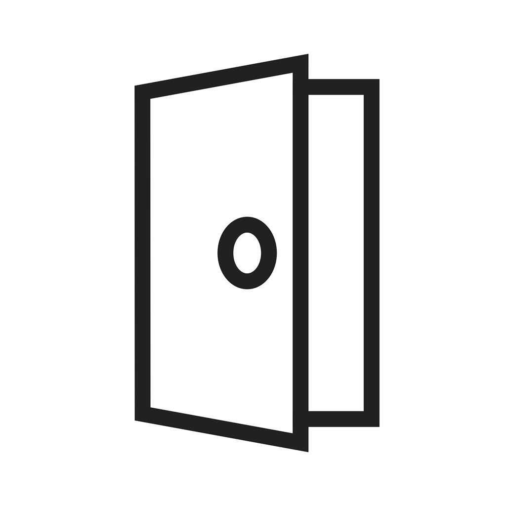 Door Line Icon - IconBunny