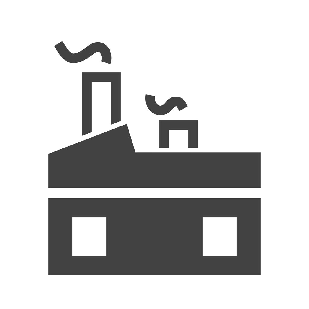 Factory Glyph Icon - IconBunny