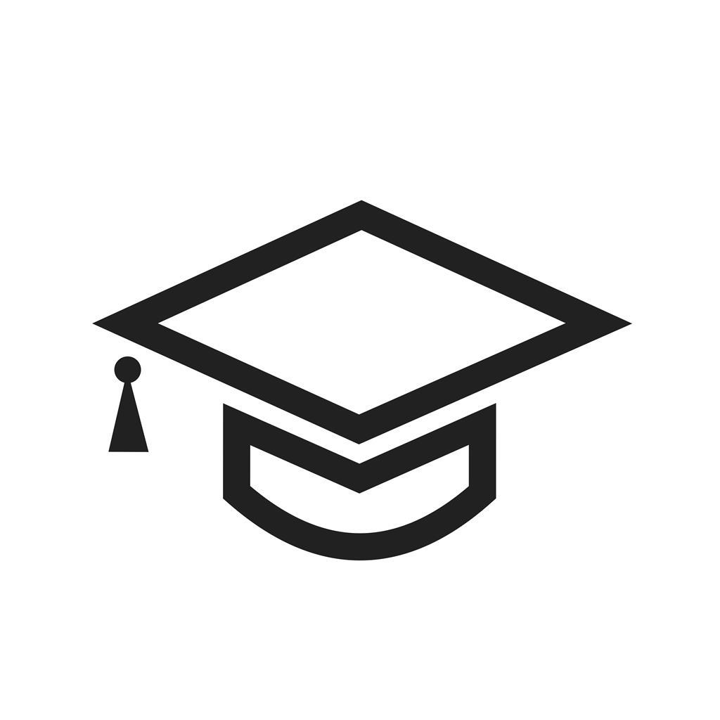 Graduate Cap I Line Icon - IconBunny