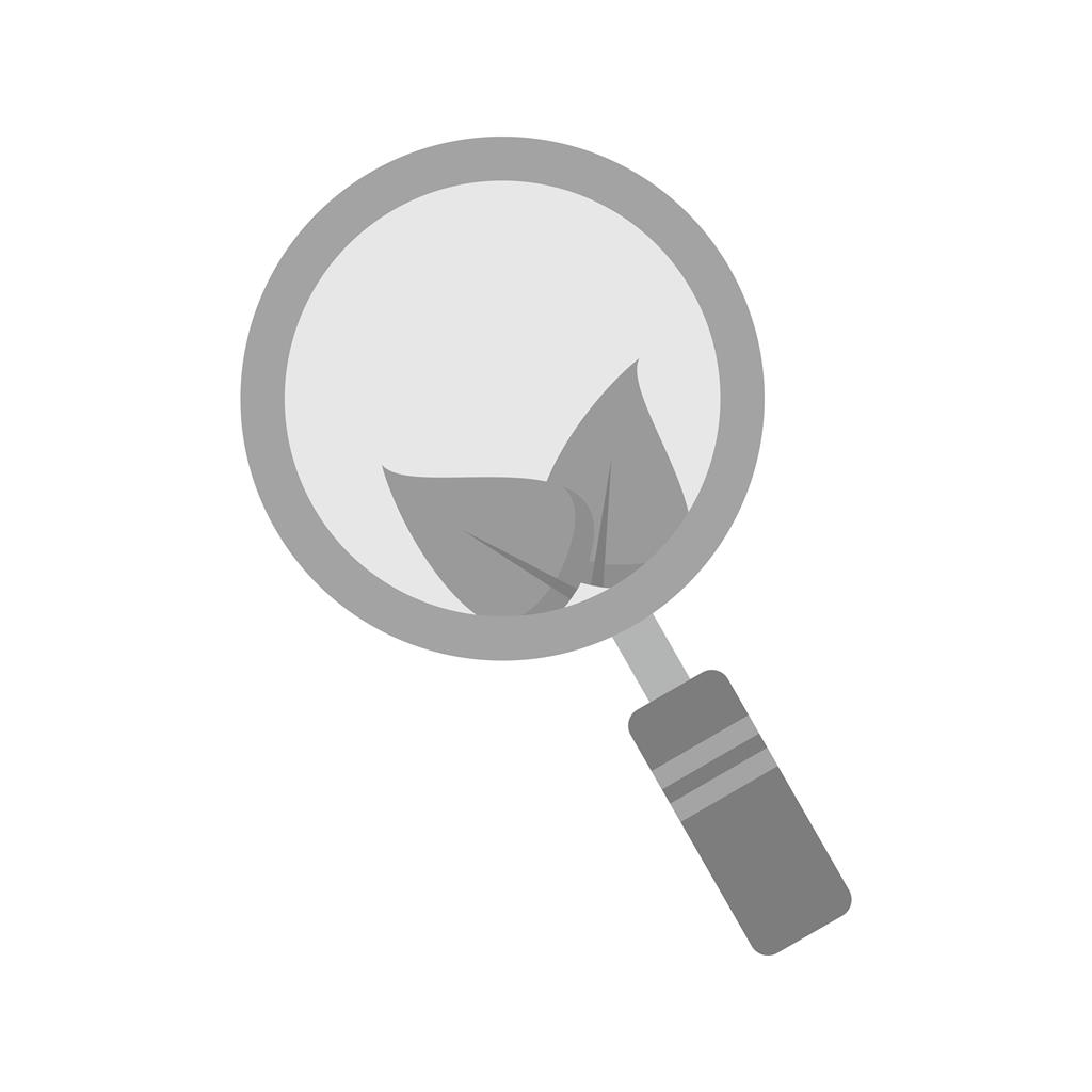 Organic Search Greyscale Icon - IconBunny