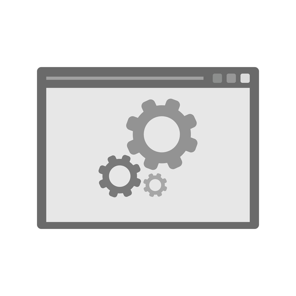 Web Optimization Greyscale Icon - IconBunny