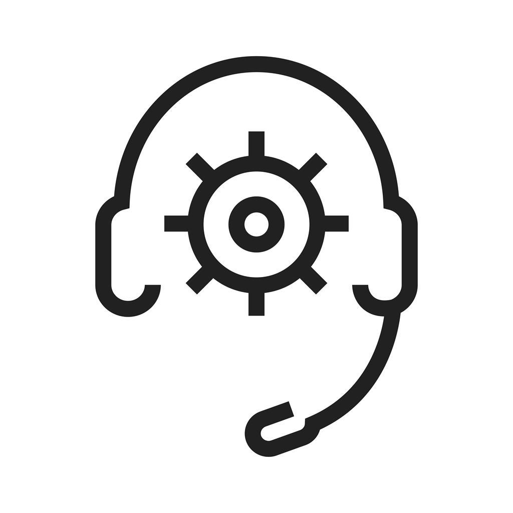 Technical Support Line Icon - IconBunny
