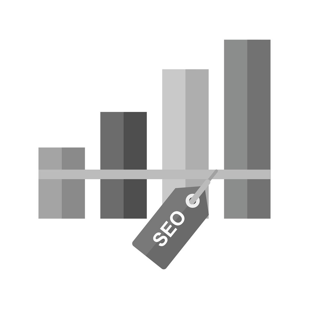 Business Marketing Greyscale Icon - IconBunny
