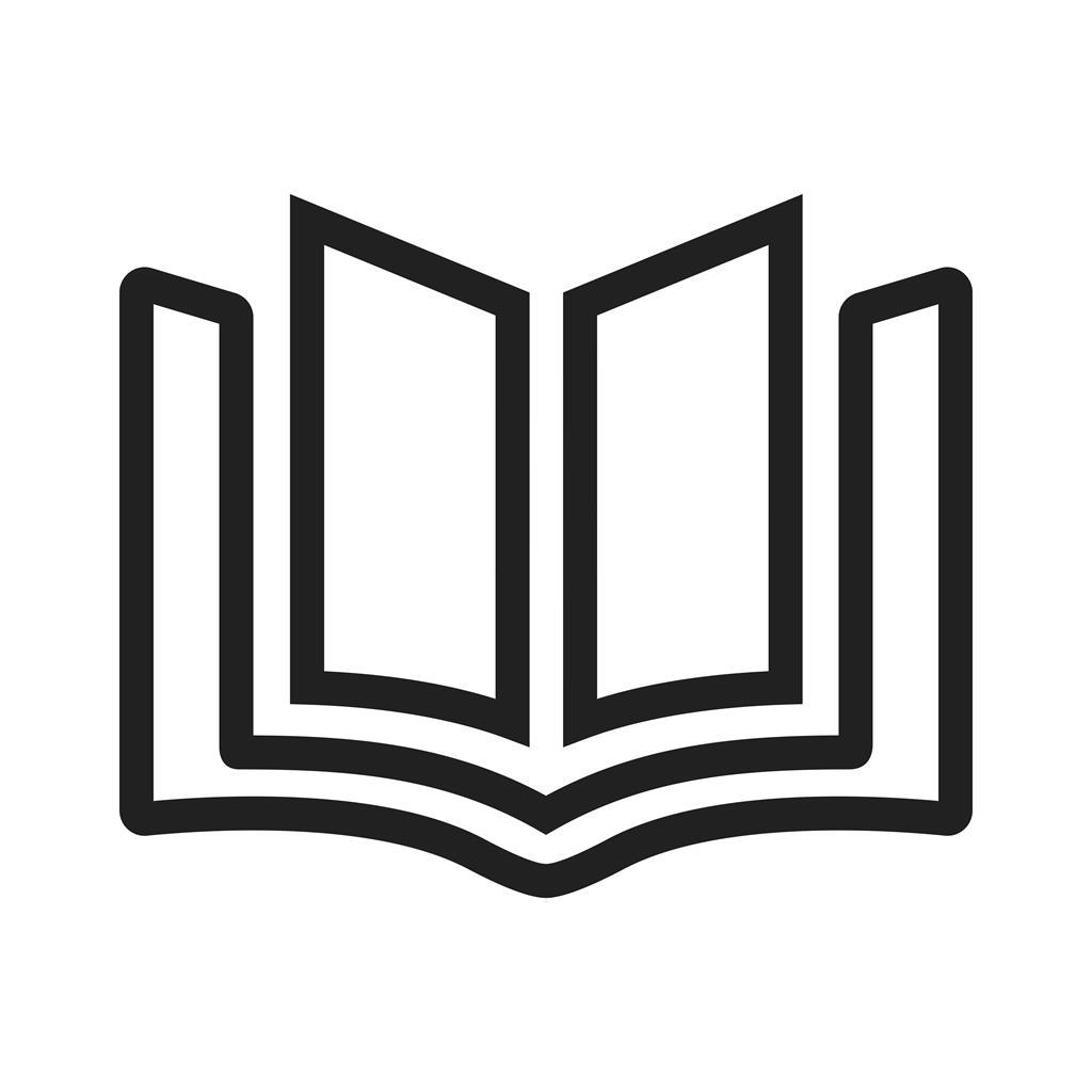 Book Line Icon - IconBunny
