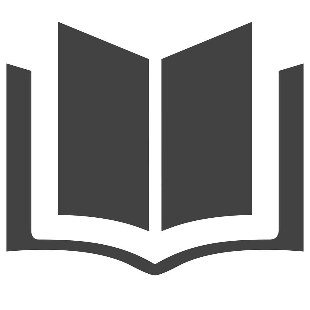 Book Glyph Icon - IconBunny