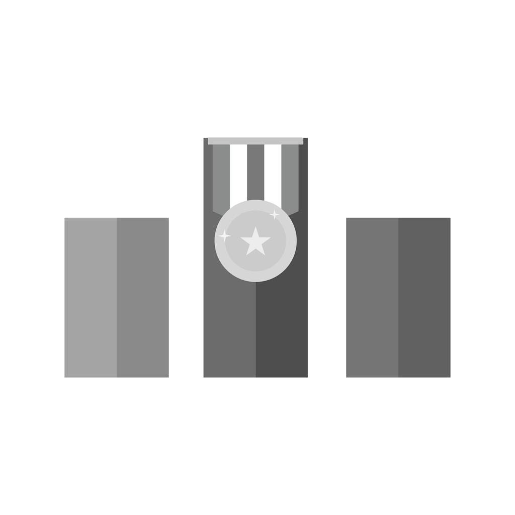Rankings Greyscale Icon - IconBunny