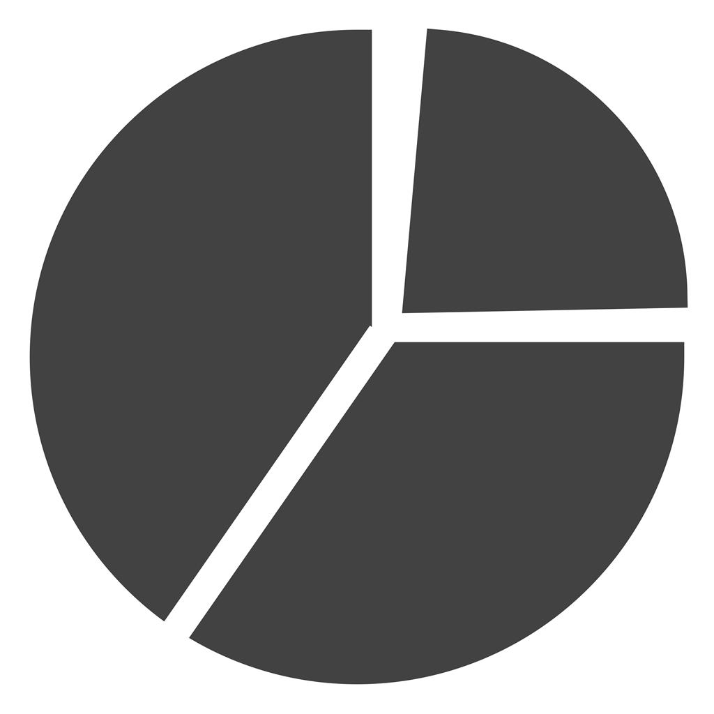 Pie Chart Glyph Icon - IconBunny