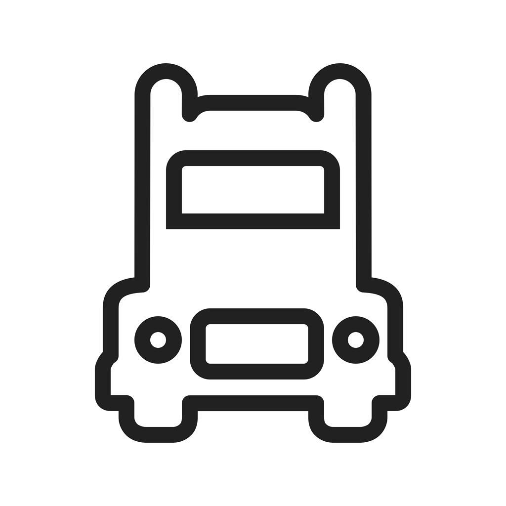 Truck II Line Icon - IconBunny