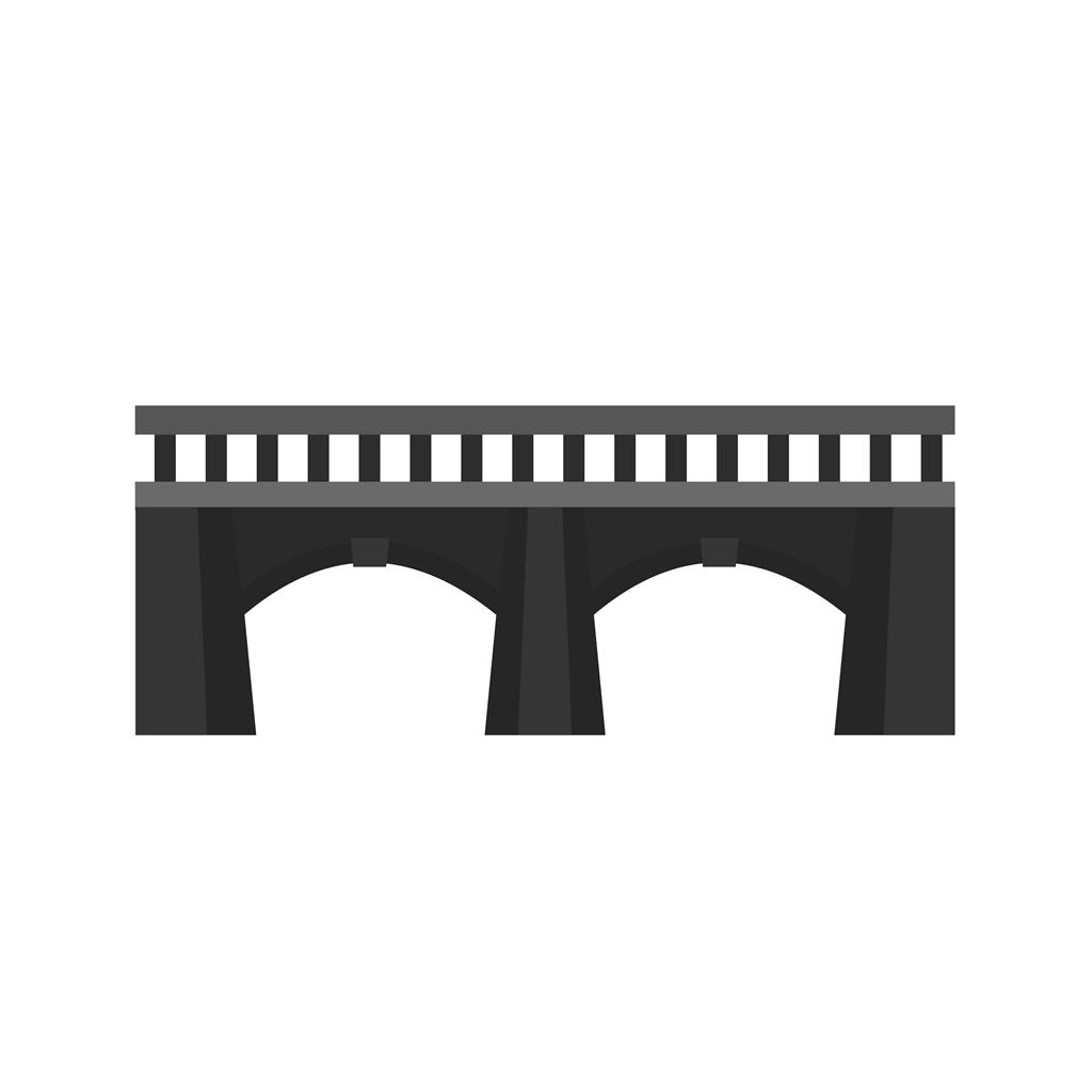 Bridge Greyscale Icon - IconBunny