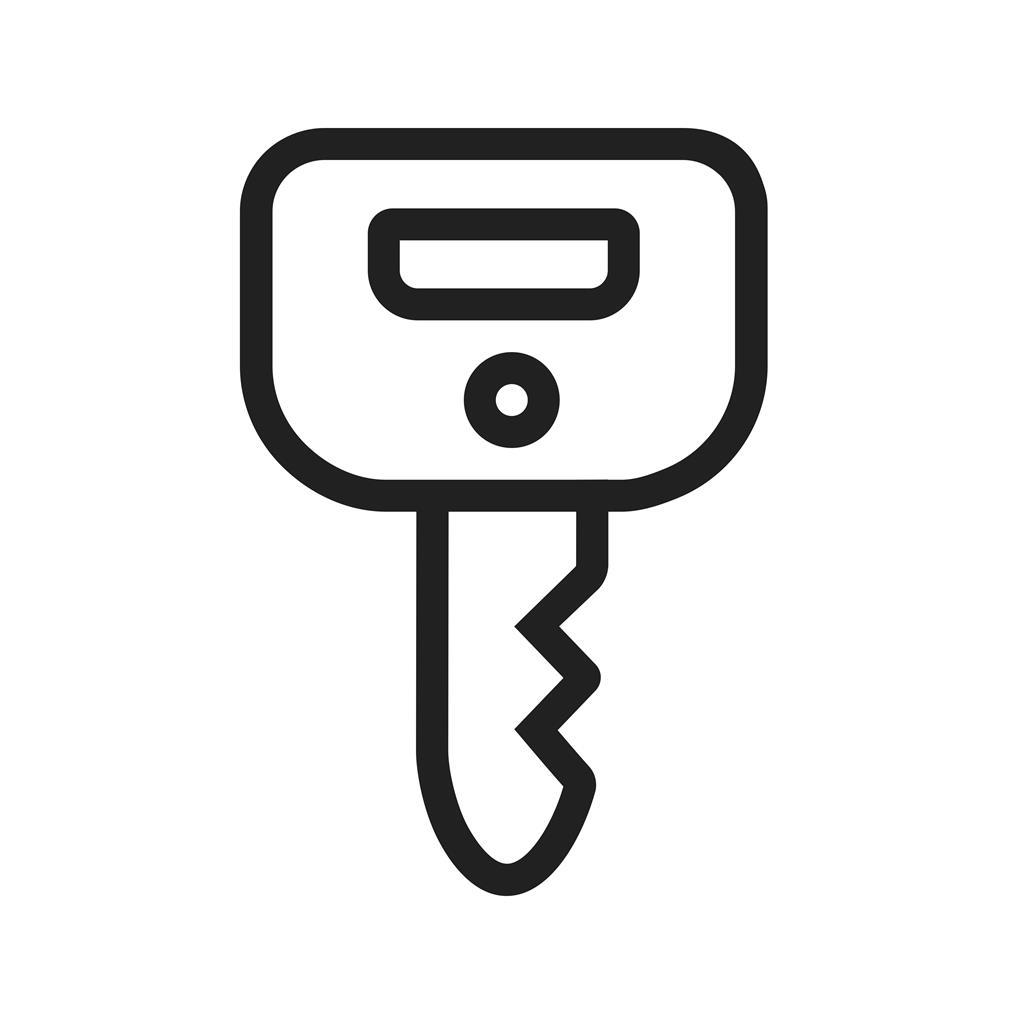 Key Line Icon - IconBunny