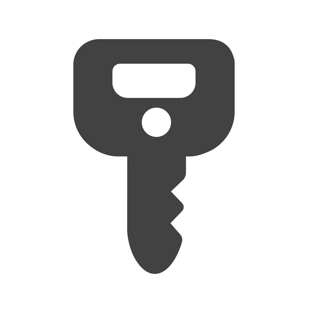 Key Glyph Icon - IconBunny