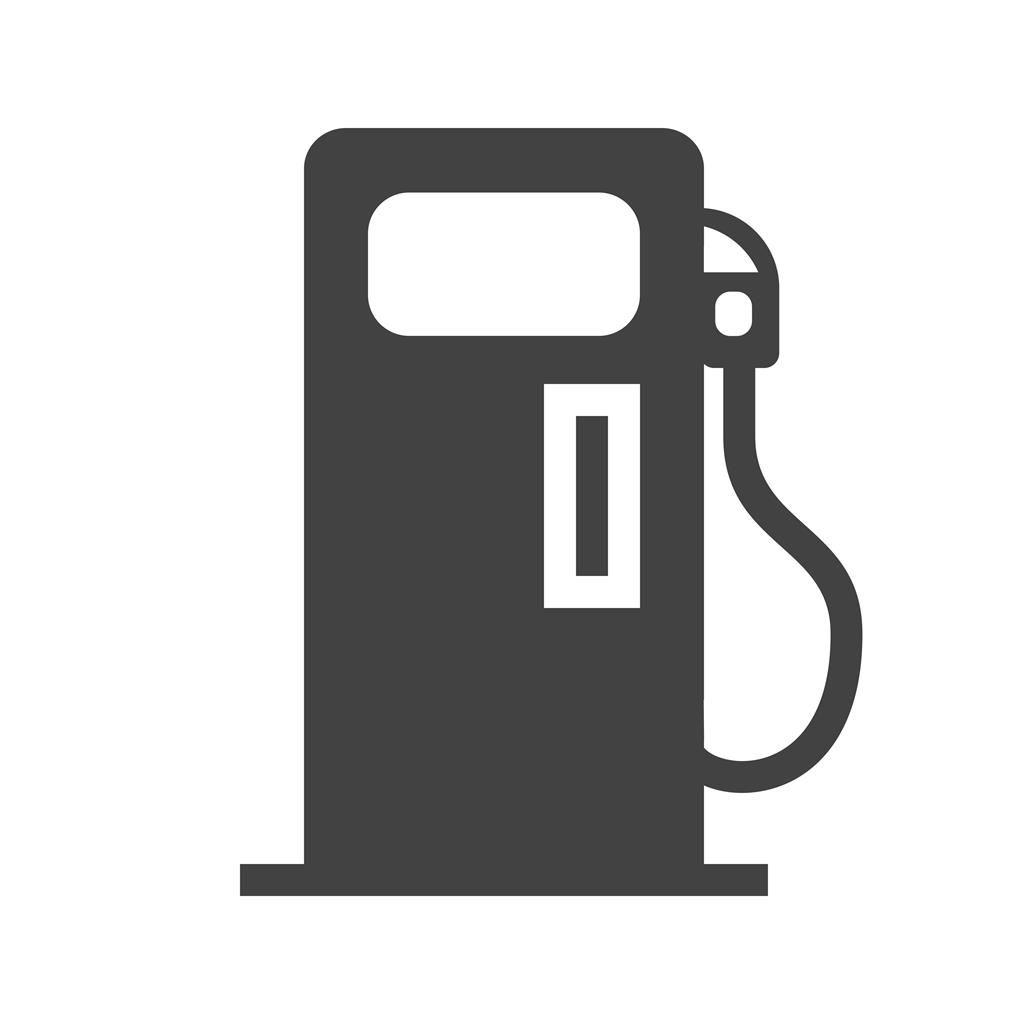 Petrol Pump Glyph Icon - IconBunny