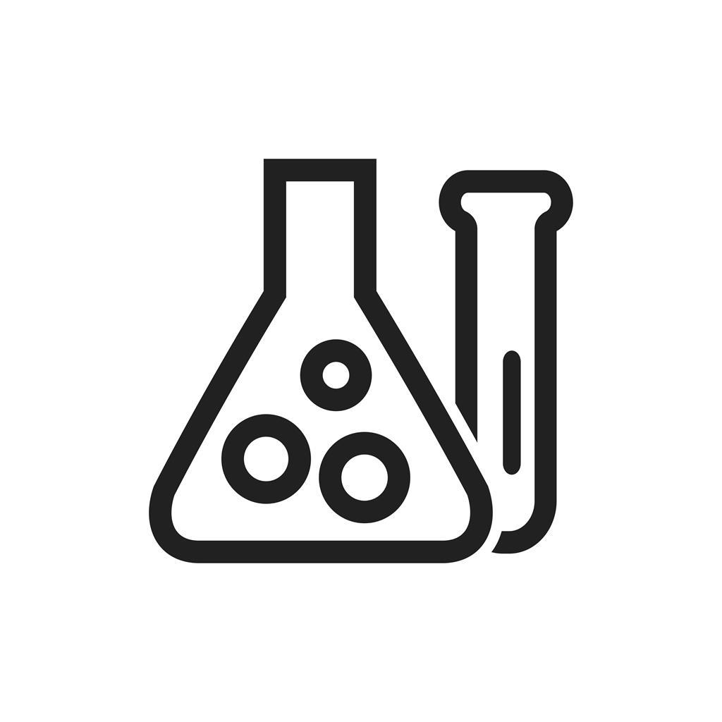 Chemistry Line Icon - IconBunny