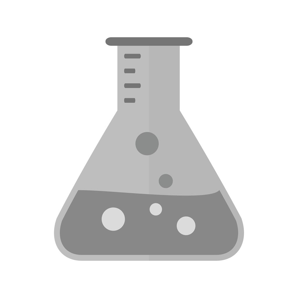 Chemistry Greyscale Icon - IconBunny
