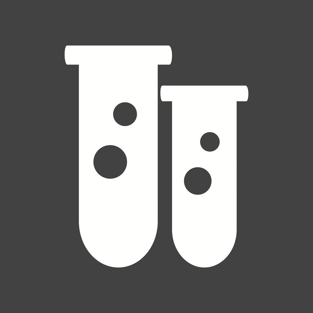 Lab Glyph Inverted Icon - IconBunny
