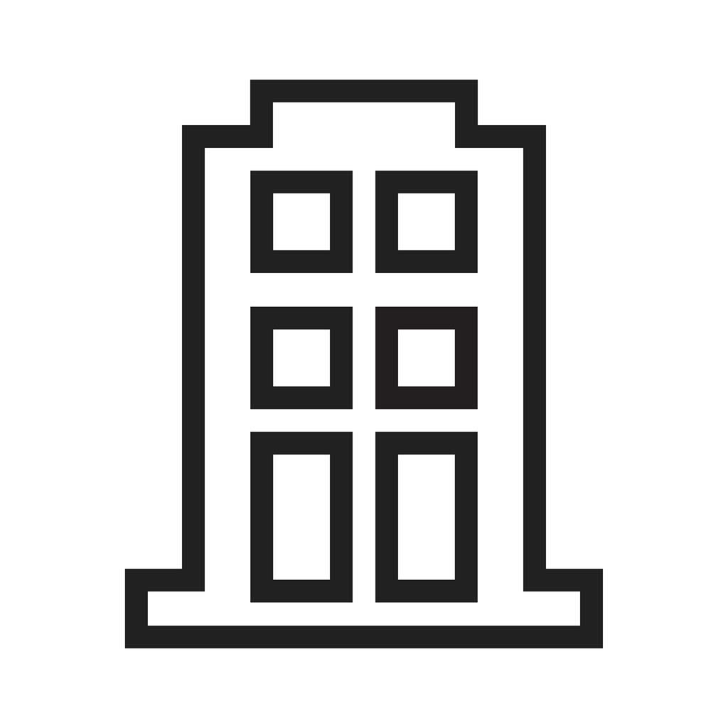 Apartment Line Icon - IconBunny