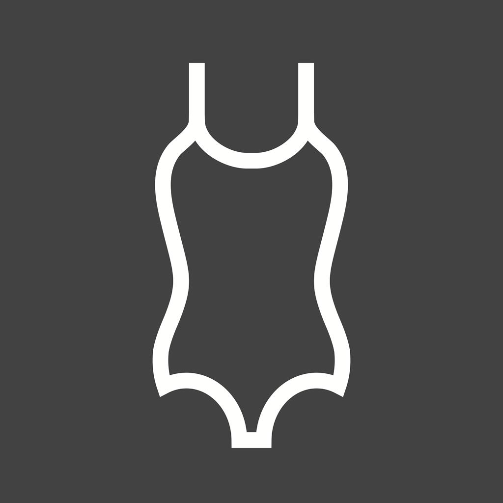 Swimming Vest Line Inverted Icon - IconBunny