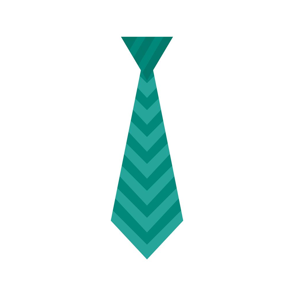 Tie Flat Multicolor Icon - IconBunny