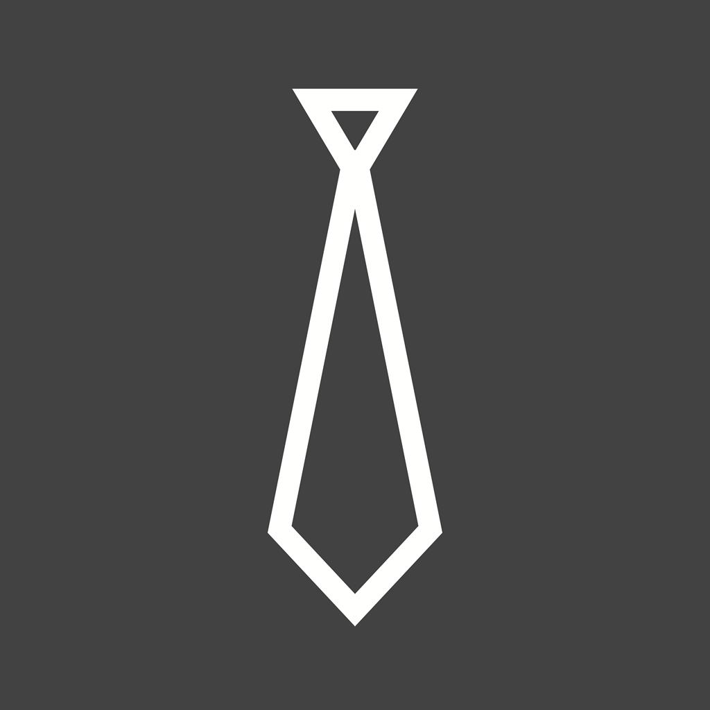 Tie Line Inverted Icon - IconBunny