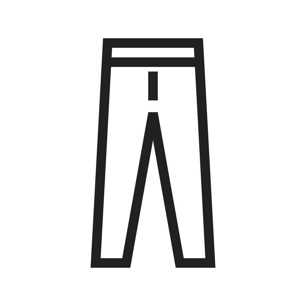 Trousers Line Icon - IconBunny