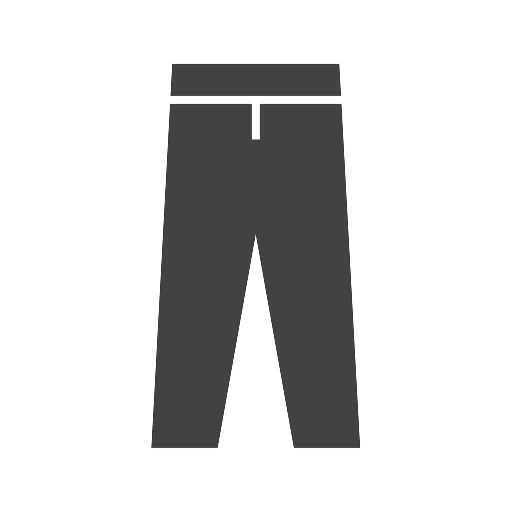 Trousers Glyph Icon - IconBunny