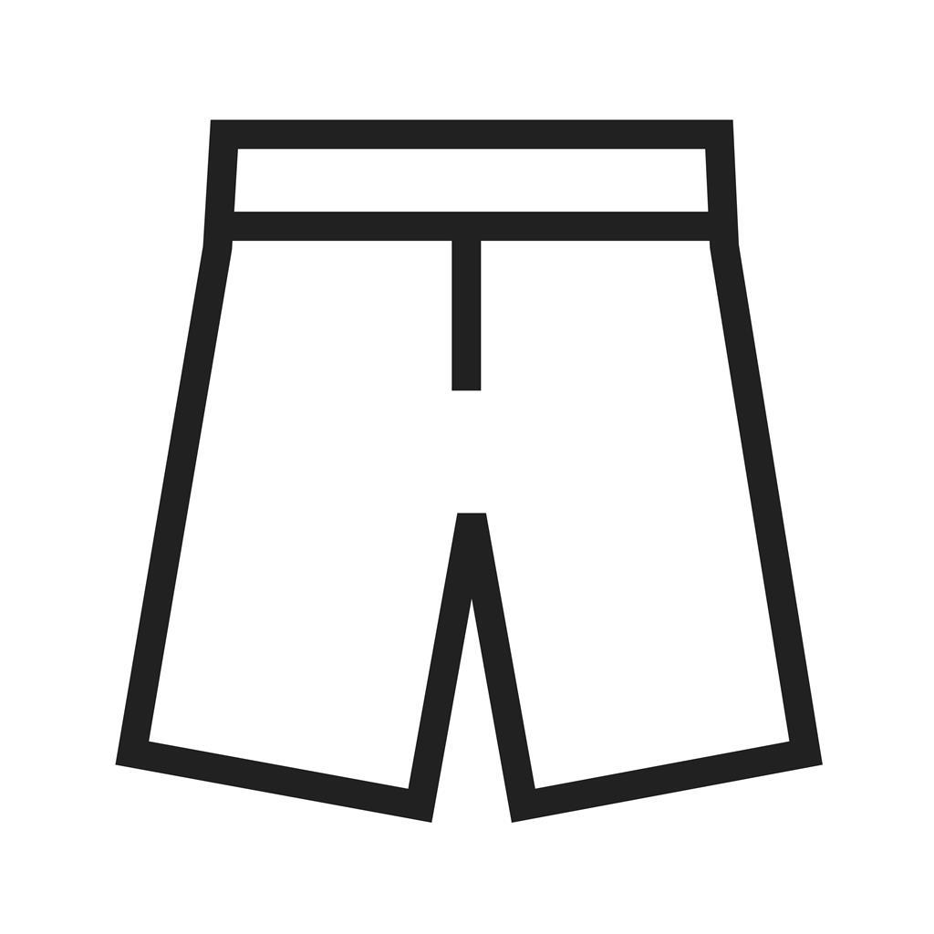 Shorts Line Icon - IconBunny