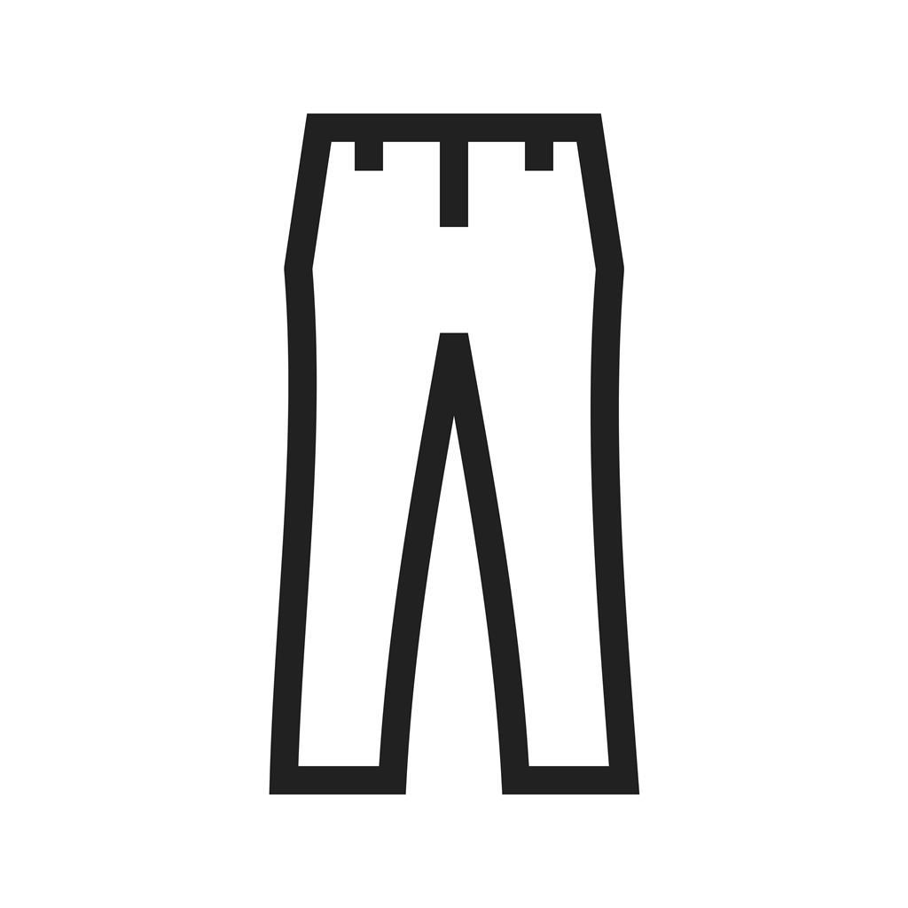 Pants Line Icon - IconBunny