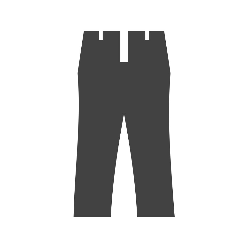 Pants Glyph Icon - IconBunny