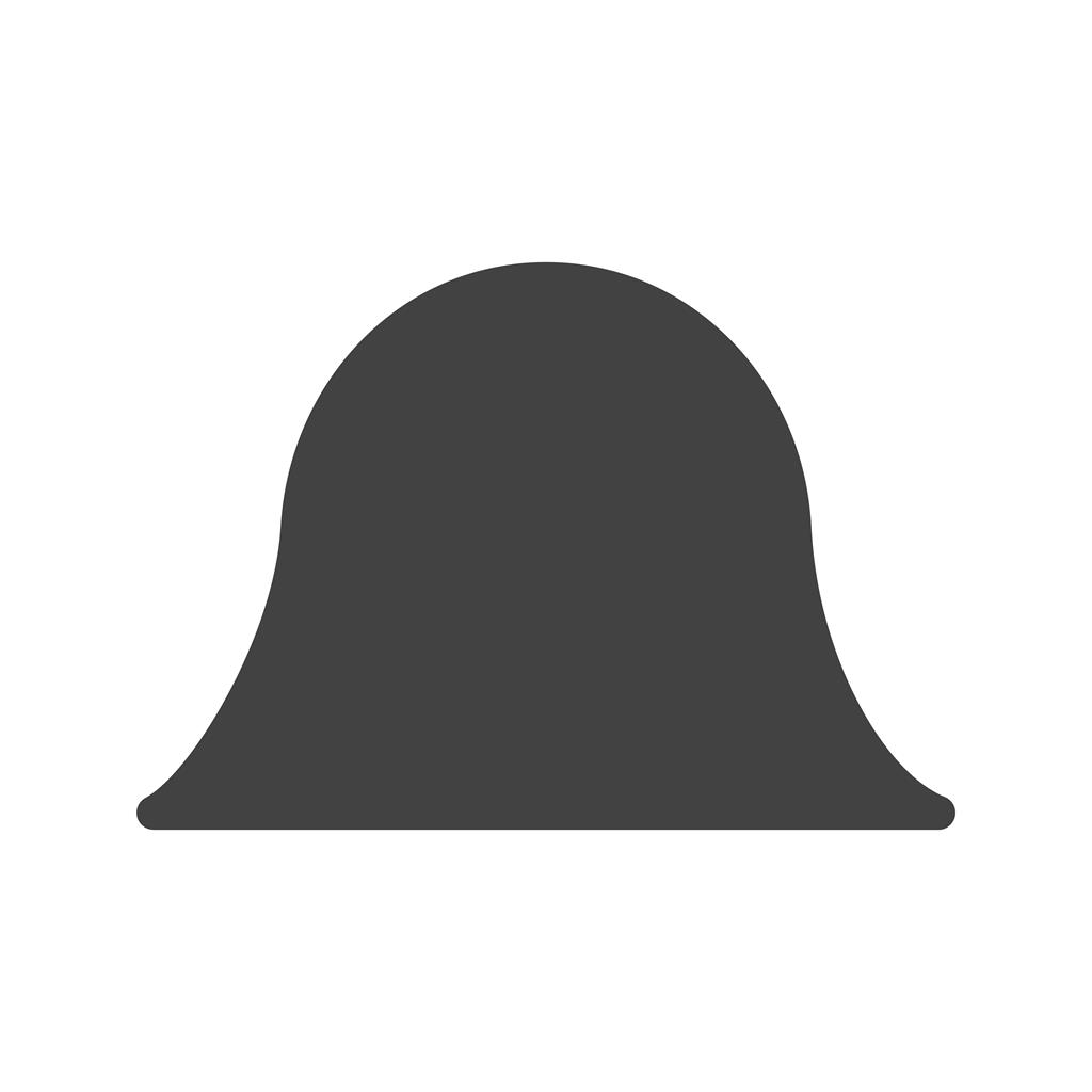 Hat II Glyph Icon - IconBunny