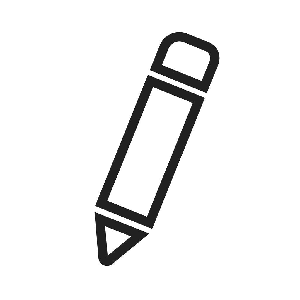 Pencil Line Icon - IconBunny