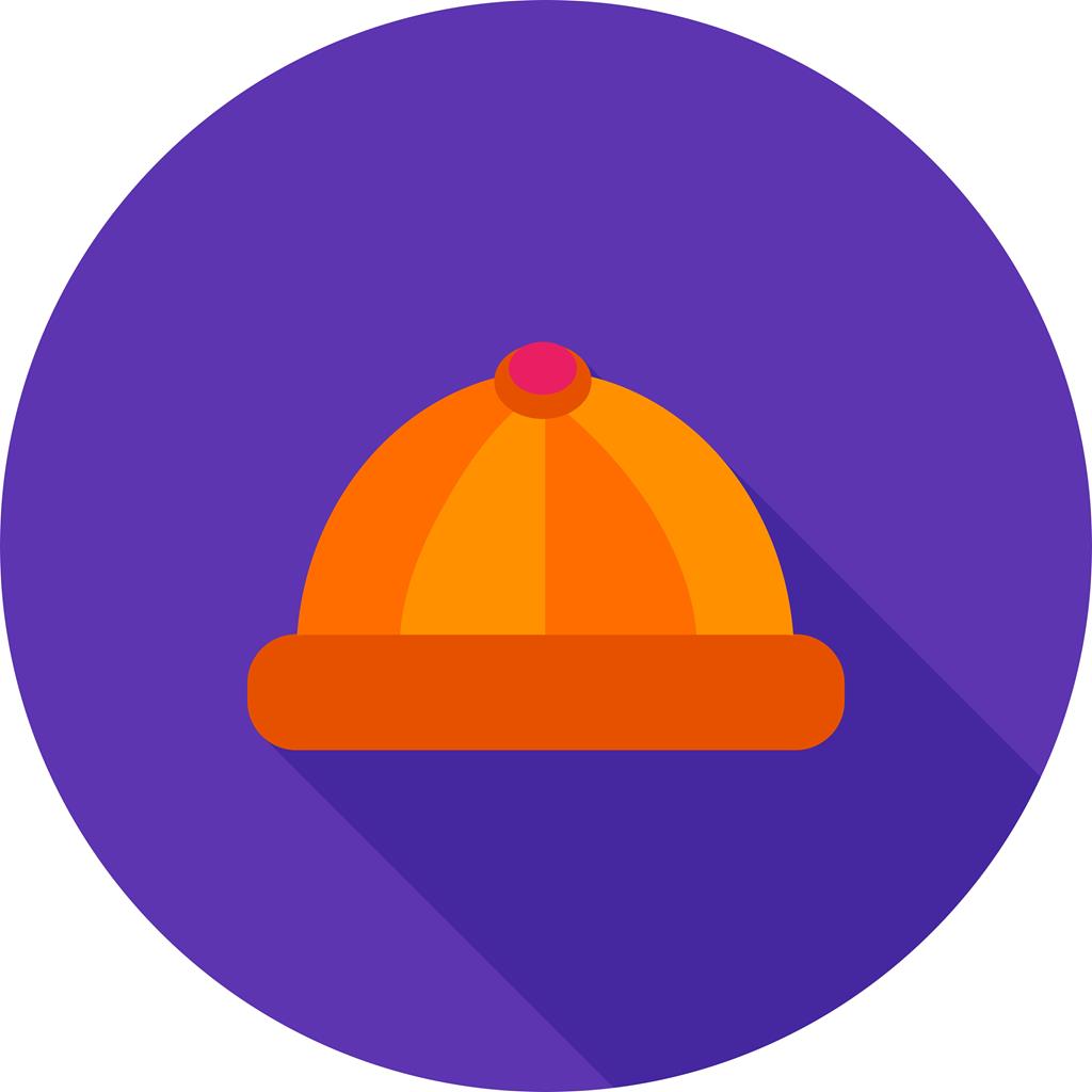 Hat IV Flat Shadowed Icon - IconBunny