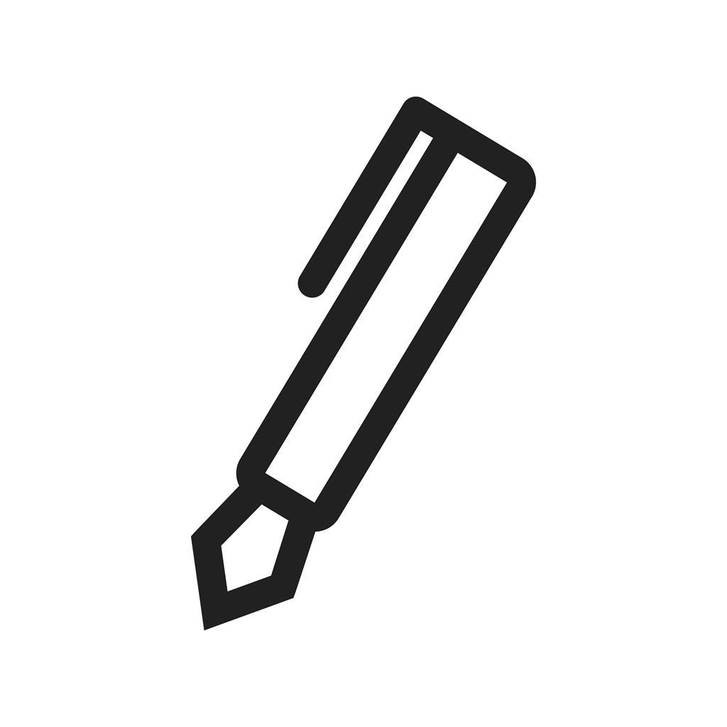 Pen Line Icon - IconBunny