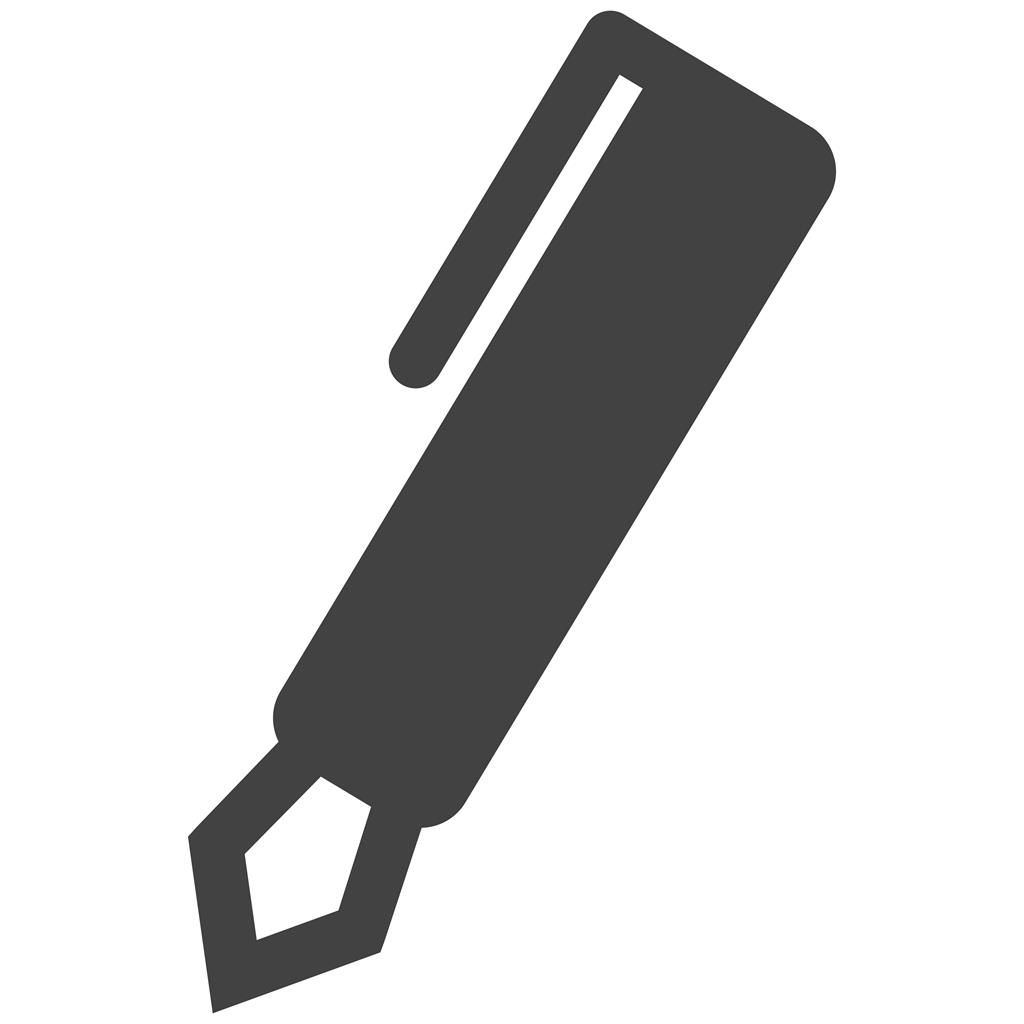 Pen Glyph Icon - IconBunny